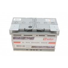 SOLGY Акумуляторна батарея 80Ah/800A (315x175x190/+R/B13) (Start-Stop EFB)